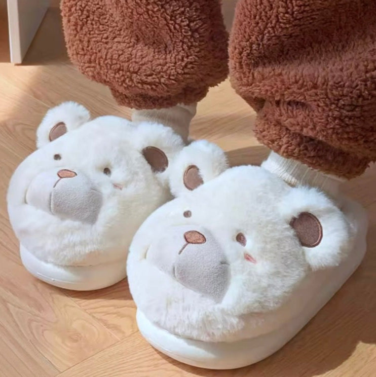 シロクマのぬくもりスリッパ