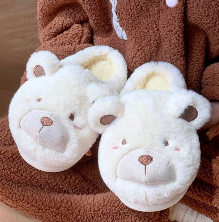 シロクマのぬくもりスリッパ